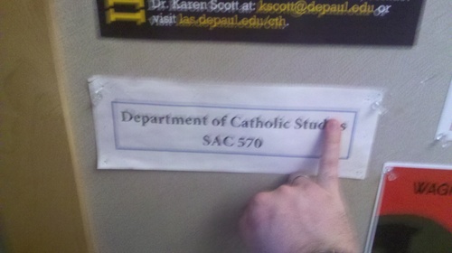 Dept of Catholic Studs